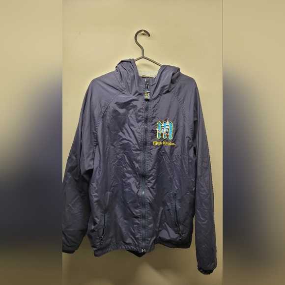 Walt Disneyworld Magical Kingdom jacket navy 90s vintage mens small - Picture 1 of 11